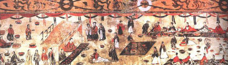 Grave Mural of Eastern Han Dynasty (25 — 220) 7.3 m × 0.7m