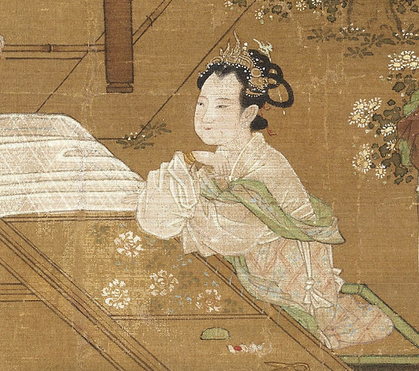 Portrait of Palace Maidens by artist Liu Songnian