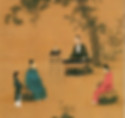 Tables and Chairs in the Painting "Ting Qin Tu" by Emperor Huizong of Song (1082 — 1135)