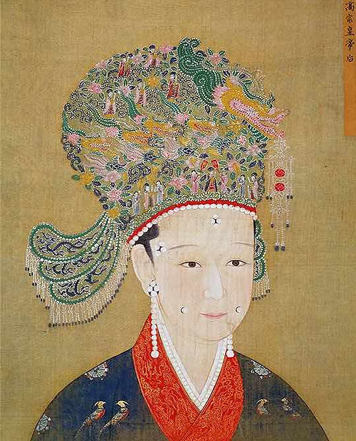 Portrait of Emperor Zhao Gou's Queen, by Court Artist of the Song Dynasty