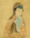 Forehead Decoration or Mo E from Painting of Qing Dynasty