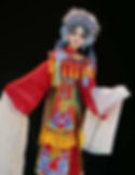 Delicate Puppet Performing Traditional Opera