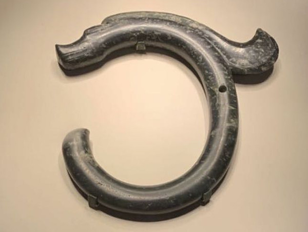 Unearthed Jade Dragon of the Hongshan Culture (Around 4000 BC — 3000 BC)