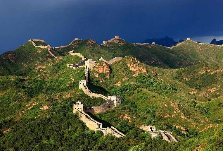 Beacon Towers on Ming Great Wall in Jinshanling Section