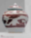 Underglaze Red Porcelain Jar of the Yuan Dynasty (1271 — 1368) with Dragon Patterns