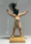 Tang Dynasty (618 — 907) Painted Clay Dancer Figurine With Mask
