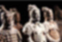 Unearthed Terre Cotta Warriors of the Qin Dynasty