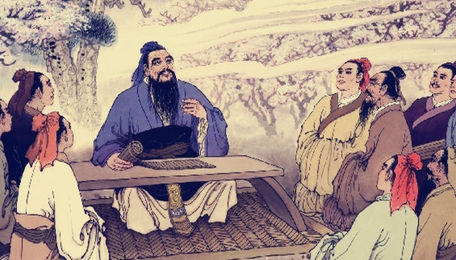 Xun Zi and his students