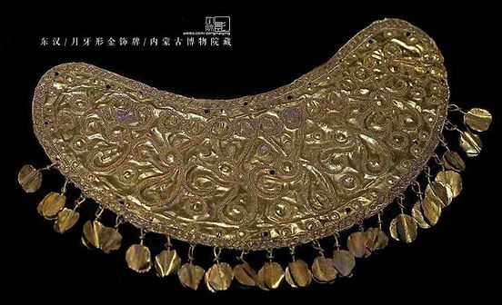 Exquisite Engravings on Gold Decoration of the Han Dynasty (202 BC — 220 AD)