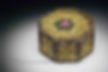 Golden Box of the Qing Dynasty Decorated with Gems