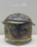Gilt Silver Tea Brick Container of Tang Dynasty (618 — 907) in Famen Temple Museum